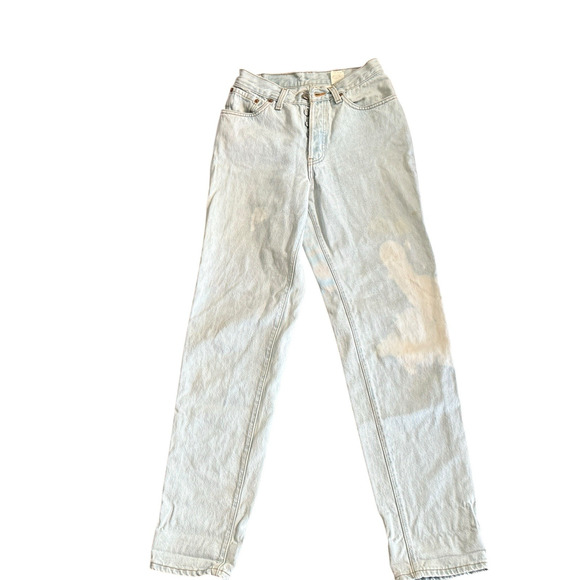 Levi’s VTG 80s Mom Button Fly Jeans Light Wash Tapered USA Women Size XS… - Picture 3 of 15